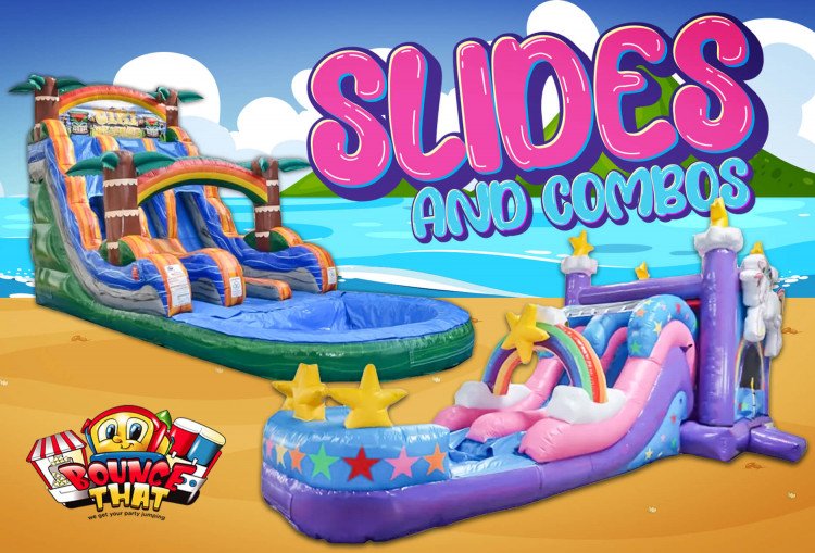 Slides/Combos-Dry/Wet Rentals