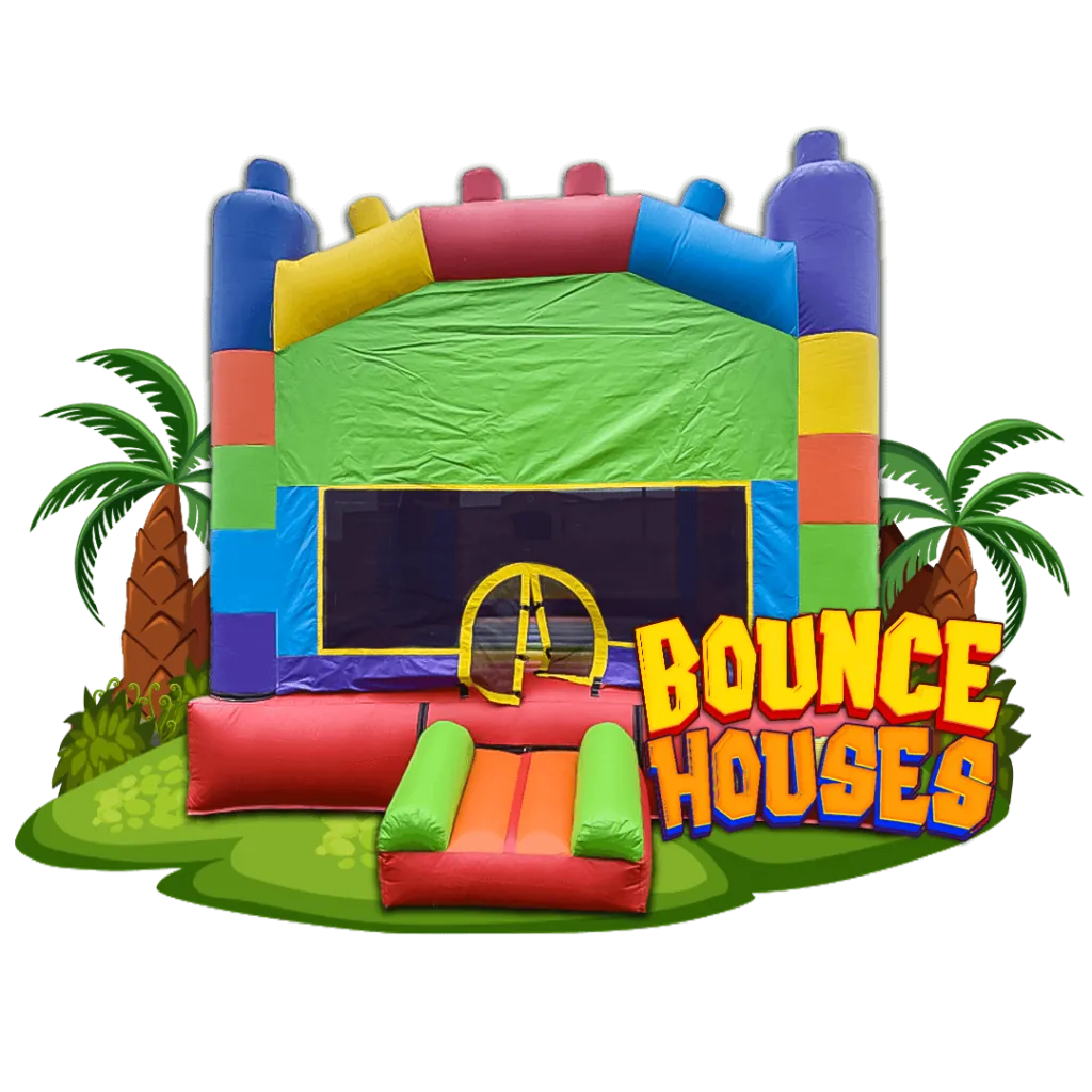 Colorful bounce house rentals in Rosharon, TX, perfect for parties and events.